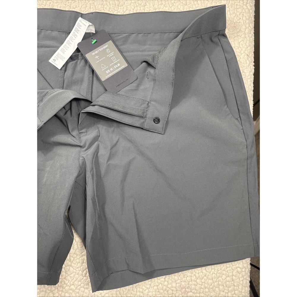 Fabletics‎ The Only Tech Short Unlined Men's XL Gray Stretch Quick Dry New NWT - Picture 6 of 11